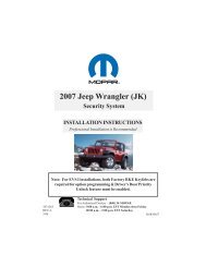 2007 Jeep Wrangler (JK)