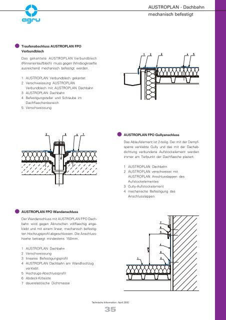 AUSTROPLAN - Dachbahn - AGRU Kunststofftechnik GmbH