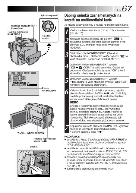 GR-DVL9800 GR-DVL9700