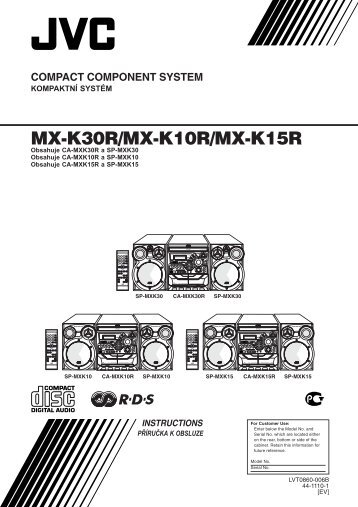 MX-K30R/MX-K10R/MX-K15R
