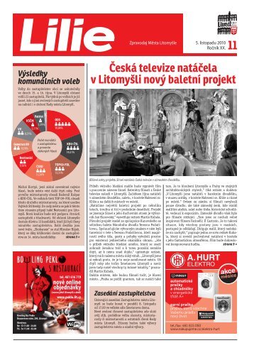ÄeskÃ¡ televize natÃ¡Äela v LitomyÅ¡li novÃ½ baletnÃ­ projekt