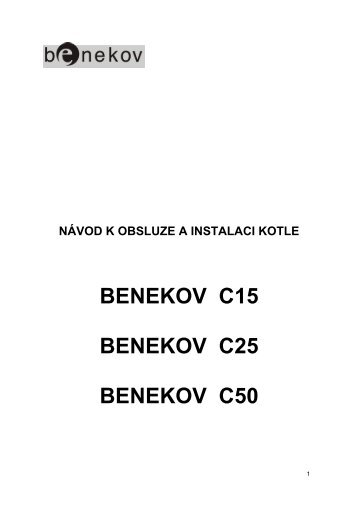 BENEKOV C15 BENEKOV C25 BENEKOV C50