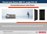 Panoul solar Bosch 4000 TF model FCC-1S