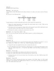 MÃA 155 PROBLEM SET: Bond Pricing Exercise 1. Slim Pickens [4 ...