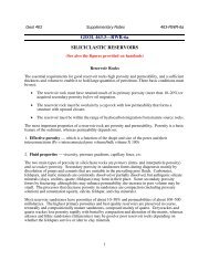 GEOL 463.3—RWR-6a SILICICLASTIC RESERVOIRS