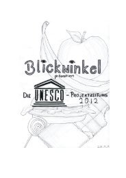 Zeitung zu den UNESCO-Projekttagen 2012 zum - Graf-Adolf ...