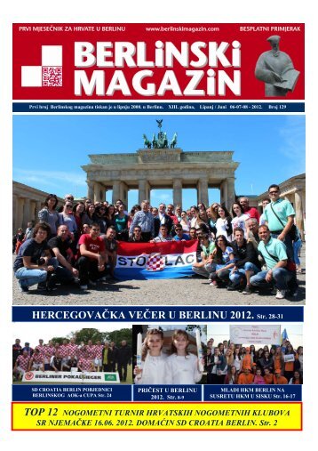 HERCEGOVAČKA VEČER U BERLINU 2012 ... - Berlinski Magazin