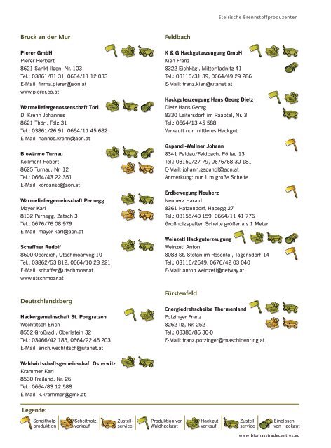 Qualitätsbrennstoffe für jedermann - Biomassehöfe Stmk