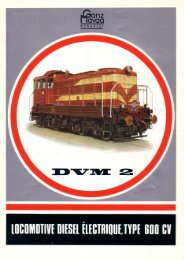 DVM 2 Locomotive Diesel Ãlectrique, Type 600 CV - GANZdata.hu