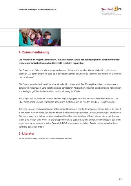 2. Handreichung Deutsch & PC - Grundschule - Hessen