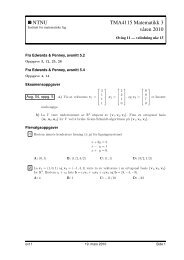 NTNU TMA4115 Matematikk 3 våren 2010