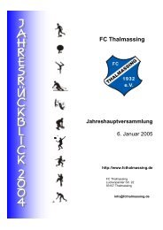 2004 - FC Thalmassing