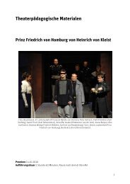 Prinz Friedrich von Homburg - Westfälisches Landestheater