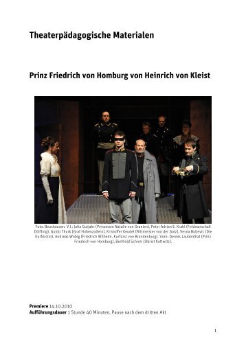 Prinz Friedrich von Homburg - Westfälisches Landestheater