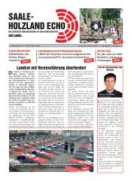 Saale-Holzland Echo - Ausgabe 3. Quartal 2015