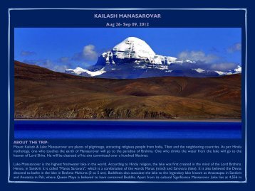 KAILASH MANASAROVAR