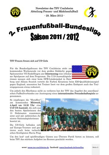 29. März 2012 - TSV Crailsheim