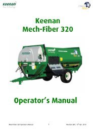 Mech-Fiber 320 Operator's Manual Revision B01, 13th Apr ... - Keenan