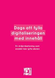 digitaliseringen med innehåll