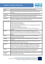 Standard 1 Glossary of key terms