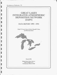 Great Lakes integrated atmospheric deposition network (IADN ...