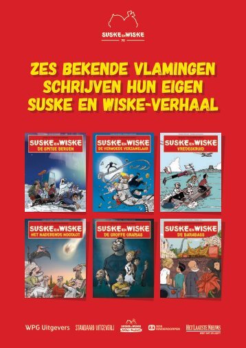 Zes bekende Vlamingen schrijven hun eigen Suske en Wiske verhaal