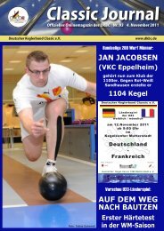 Classic-Journal 93/2011 - Deutscher Kegler