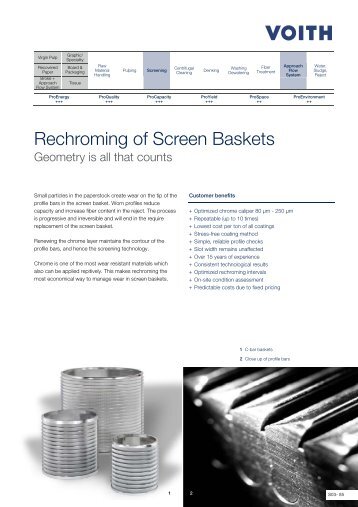 Product sheet - Voith Paper