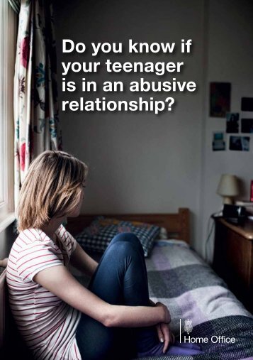 Do you know if your teenager is in an abusive relationship?