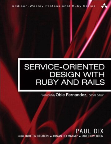 SERVICE-ORIENTED DESIGN RUBY RAILS