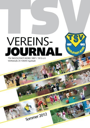 VEREINS- JOURNAL - TSV Ingolstadt-Nord