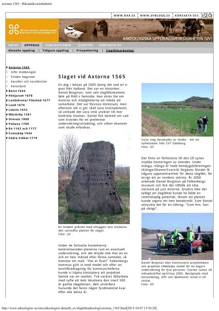 Slaget Vid Axtorna 1565