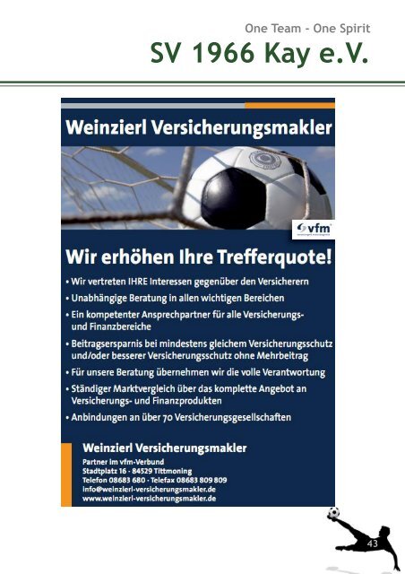 3 Stadionzeitung vs. Peterskirchen u. Mühldorf