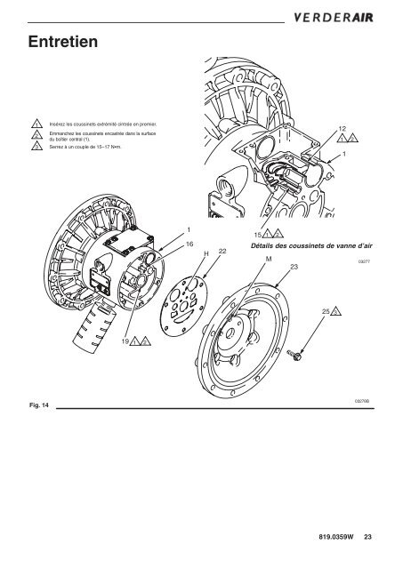 VERDER VA 40 Pompes pneumatiques à membrane pneumatique