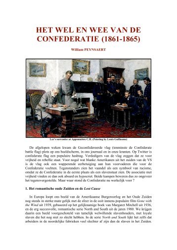 HET WEL EN WEE VAN DE CONFEDERATIE (1861-1865)