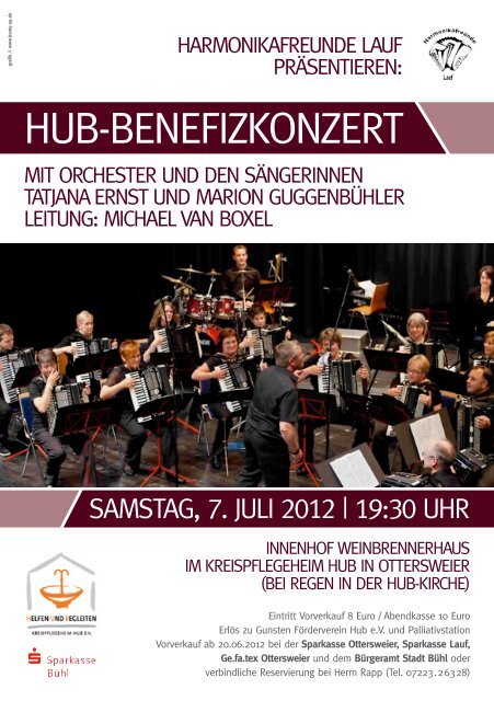 HUB-BENEFIZKONZERT - Harmonikafreunde Lauf