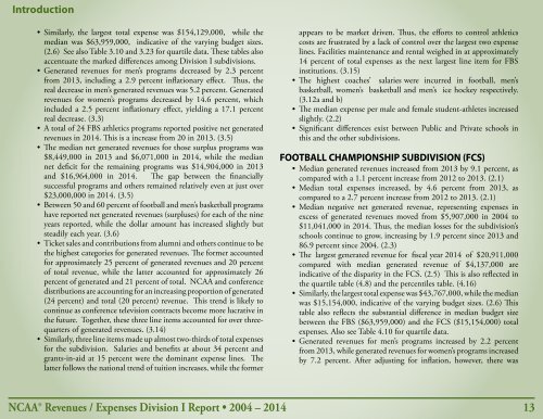 Revenues & EXPENSES