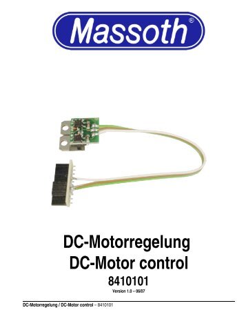 DC-Motorregelung DC-Motor control