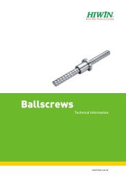 Ballscrews