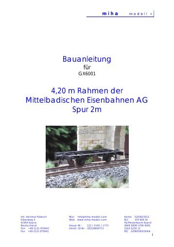 Mittelbadischen Eisenbahnen AG Spur 2m