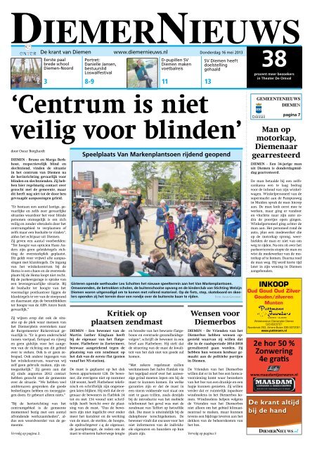 ‘Centrum is niet veilig voor blinden’