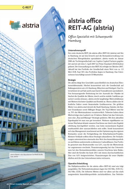 alstria office REIT-AG - Zentraler Immobilien Ausschuss