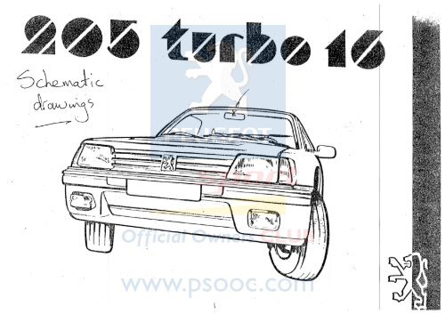 205 T16 Schematics - 106Maxi.co.uk