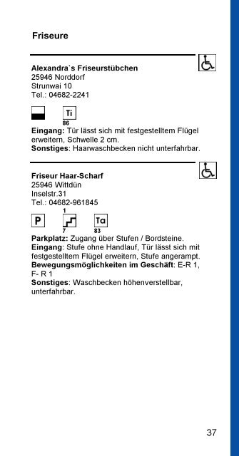 Amrum und Föhr für Rollstuhlfahrer - Nordseetourismus