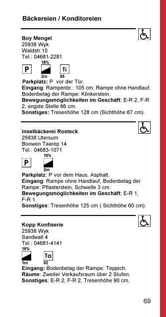 Amrum und Föhr für Rollstuhlfahrer - Nordseetourismus