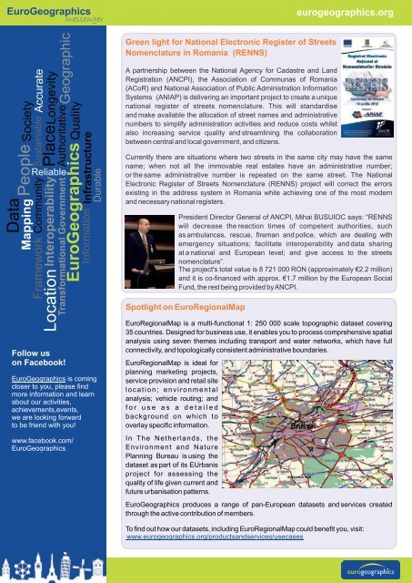 EuroGeographics messenger 2/2012