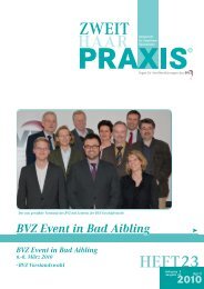 BVZ Event in Bad Aibling - zweithaarpraxis-zeitung.de