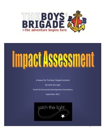 Impact Study Report - The Boys' Brigade