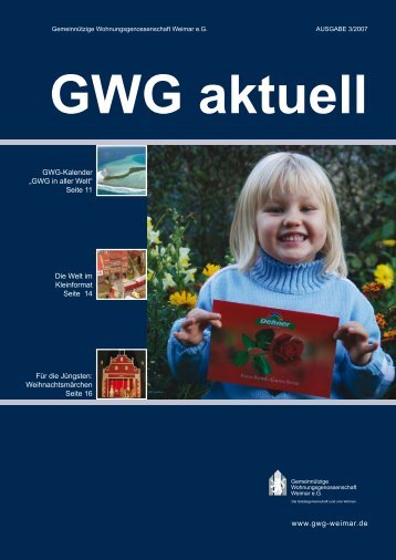 GWG-Kalender „GWG in aller Welt“ Seite 11 Die Welt ... - GWG Weimar