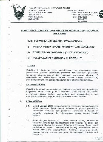 SURAT PEKELILING SETIAUSAHA KEWANGAN NEGERI ...